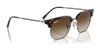 Ray-Ban JUNIOR NEW CLUBMASTER RJ9116S Sunglasses | Size 47 / Opal Pink On Gold №715680 / Dark Blue (3N 15.3%)