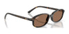 Ray-Ban RJ9132SF Sunglasses | Size 49 / Transparent Beige №720013 / Gradient Brown (3N 16%)