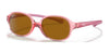 Ray-Ban RJ9187S Sunglasses / Transparent Light Red №7080/3 / Brown (3N 10.3%) / Size 39