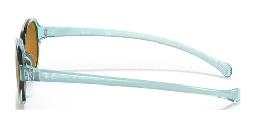 Ray-Ban RJ9187S Sunglasses / Transparent Light Blue №7081/3 / Brown (3N 10.3%) / Size 39