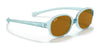 Ray-Ban RJ9187S Sunglasses / Transparent Light Blue №7081/3 / Brown (3N 10.3%) / Size 39