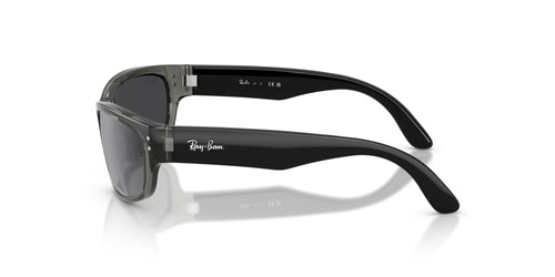 Ray-Ban RJ9189S Sunglasses / Size 55 / Transparent Grey №71956G / Grey Mirror Silver (3N 11.5%)
