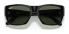Ray-Ban JUNIOR WAYFARER NOMAD RJ9287S Sunglasses | Size 48 / Black №100/71 / Dark Green (3N 12.9%)