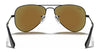 Ray-Ban JUNIOR AVIATOR RJ9506S Sunglasses / Arista Gold №223/6R / Green Mirror (3N 12.1%) / Size 52