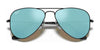 Ray-Ban JUNIOR AVIATOR RJ9506S Sunglasses / Arista Gold №223/6R / Green Mirror (3N 12.1%) / Size 52