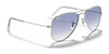 Ray-Ban JUNIOR AVIATOR RJ9506S Sunglasses / Arista Gold №223/6R / Green Mirror (3N 12.1%) / Size 52