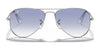 Ray-Ban JUNIOR AVIATOR RJ9506S Sunglasses / Arista Gold №223/6R / Green Mirror (3N 12.1%) / Size 52