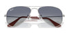 Ray-Ban JUNIOR AVIATOR RJ9506S Sunglasses / Arista Gold №223/6R / Green Mirror (3N 12.1%) / Size 52