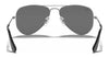 Ray-Ban JUNIOR AVIATOR RJ9506S Sunglasses / Arista Gold №223/6R / Green Mirror (3N 12.1%) / Size 52