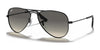 Ray-Ban JUNIOR AVIATOR RJ9506S Sunglasses / Black №220/11 / Light Grey/Dark Grey (2N 22.8%) / Size 50