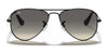 Ray-Ban JUNIOR AVIATOR RJ9506S Sunglasses / Arista Gold №223/6R / Green Mirror (3N 12.1%) / Size 52