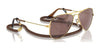 Ray-Ban JUNIOR AVIATOR RJ9506S Sunglasses / Arista Gold №223/6R / Green Mirror (3N 12.1%) / Size 52