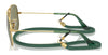 Ray-Ban JUNIOR AVIATOR RJ9506S Sunglasses / Arista Gold №223/6R / Green Mirror (3N 12.1%) / Size 52
