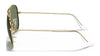 Ray-Ban JUNIOR AVIATOR RJ9506S Sunglasses / Arista Gold №223/6R / Green Mirror (3N 12.1%) / Size 52