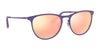 Ray-Ban JUNIOR ERIKA METAL RJ9538S Sunglasses | Size 50 / Violet On Brown №252/2Y / Pink (3N 17%)