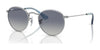Ray-Ban JUNIOR ROUND RJ9547S Sunglasses | Size 44 / Silver №212/4L / Grey & Blue (2N 25%)
