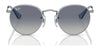 Ray-Ban JUNIOR ROUND RJ9547S Sunglasses | Size 44 / Arista Gold №223/T5 / Brown (Polarized) (3P 14%)