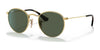 Ray-Ban JUNIOR ROUND RJ9547S Sunglasses | Size 44 / Arista Gold №223/71 / Dark Green (3N 12.9%)