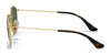 Ray-Ban JUNIOR ROUND RJ9547S Sunglasses | Size 44 / Arista Gold №223/T5 / Brown (Polarized) (3P 14%)
