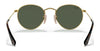 Ray-Ban JUNIOR ROUND RJ9547S Sunglasses | Size 44 / Arista Gold №223/T5 / Brown (Polarized) (3P 14%)