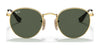 Ray-Ban JUNIOR ROUND RJ9547S Sunglasses | Size 44 / Arista Gold №223/T5 / Brown (Polarized) (3P 14%)
