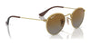 Ray-Ban JUNIOR ROUND RJ9547S Sunglasses | Size 44 / Arista Gold №223/T5 / Brown (Polarized) (3P 14%)