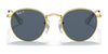 Ray-Ban JUNIOR ROUND RJ9547S Sunglasses | Size 44 / Arista Gold №223/T5 / Brown (Polarized) (3P 14%)