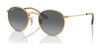Ray-Ban JUNIOR ROUND RJ9547S Sunglasses | Size 44 / Arista Gold №292/T3 / Grey (Polarized) (3P 13%)