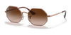 Ray-Ban RJ9549S Sunglasses | Size 48 / Copper №283/13 / Brown Gradient Dark Brown (3N 16%)