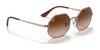 Ray-Ban RJ9549S Sunglasses | Size 48 / Copper №283/13 / Brown Gradient Dark Brown (3N 16%)