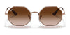 Ray-Ban RJ9549S Sunglasses | Size 48 / Copper №283/13 / Brown Gradient Dark Brown (3N 16%)