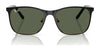 Ray-Ban RJ9551S Sunglasses | Size 48 / Black On Silver №295/81 / Dark Grey (Polarized) (3P 10%)