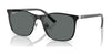 Ray-Ban RJ9551S Sunglasses | Size 48 / Black On Silver №295/81 / Dark Grey (Polarized) (3P 10%)
