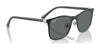 Ray-Ban RJ9551S Sunglasses | Size 48 / Black On Silver №295/81 / Dark Grey (Polarized) (3P 10%)
