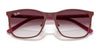 Ray-Ban RJ9551S Sunglasses | Size 48 / Black On Silver №295/81 / Dark Grey (Polarized) (3P 10%)