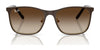 Ray-Ban RJ9551S Sunglasses | Size 48 / Black On Silver №295/81 / Dark Grey (Polarized) (3P 10%)