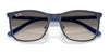 Ray-Ban RJ9551S Sunglasses | Size 48 / Black On Silver №295/81 / Dark Grey (Polarized) (3P 10%)