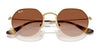 Ray-Ban JUNIOR JACK RJ9565S Sunglasses | Size 47 / Arista Gold №223/T5 / Brown (Polarized) (3P 14%)