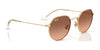 Ray-Ban JUNIOR JACK RJ9565S Sunglasses | Size 47 / Arista Gold №223/T5 / Brown (Polarized) (3P 14%)