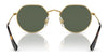 Ray-Ban JUNIOR JACK RJ9565S Sunglasses | Size 47 / Arista Gold №223/T5 / Brown (Polarized) (3P 14%)