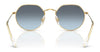 Ray-Ban JUNIOR JACK RJ9565S Sunglasses | Size 47 / Arista Gold №223/T5 / Brown (Polarized) (3P 14%)