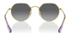 Ray-Ban JUNIOR JACK RJ9565S Sunglasses | Size 47 / Arista Gold №223/T5 / Brown (Polarized) (3P 14%)