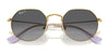 Ray-Ban JUNIOR JACK RJ9565S Sunglasses | Size 47 / Arista Gold №223/T5 / Brown (Polarized) (3P 14%)