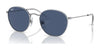 Ray-Ban JUNIOR ROB RJ9572S Sunglasses | Size 48 / Silver №212/80 / Dark Blue (3N 15.3%)