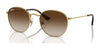 Ray-Ban JUNIOR ROB RJ9572S Sunglasses | Size 48 / Arista Gold №223/13 / Brown (3N 16%)