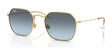 Ray-Ban RJ9594S Sunglasses Arista Gold / Blue Gradient Grey