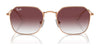 Ray-Ban RJ9594S Sunglasses | Size 49 / Arista Gold №223/71 / Dark Green (3N 12.9%)