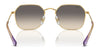 Ray-Ban RJ9594S Sunglasses | Size 49 / Arista Gold №223/71 / Dark Green (3N 12.9%)