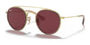 Ray-Ban RJ9647S Sunglasses | Size 46 / Pink On Gold №281/75 / Dark Violet (3N 16%)