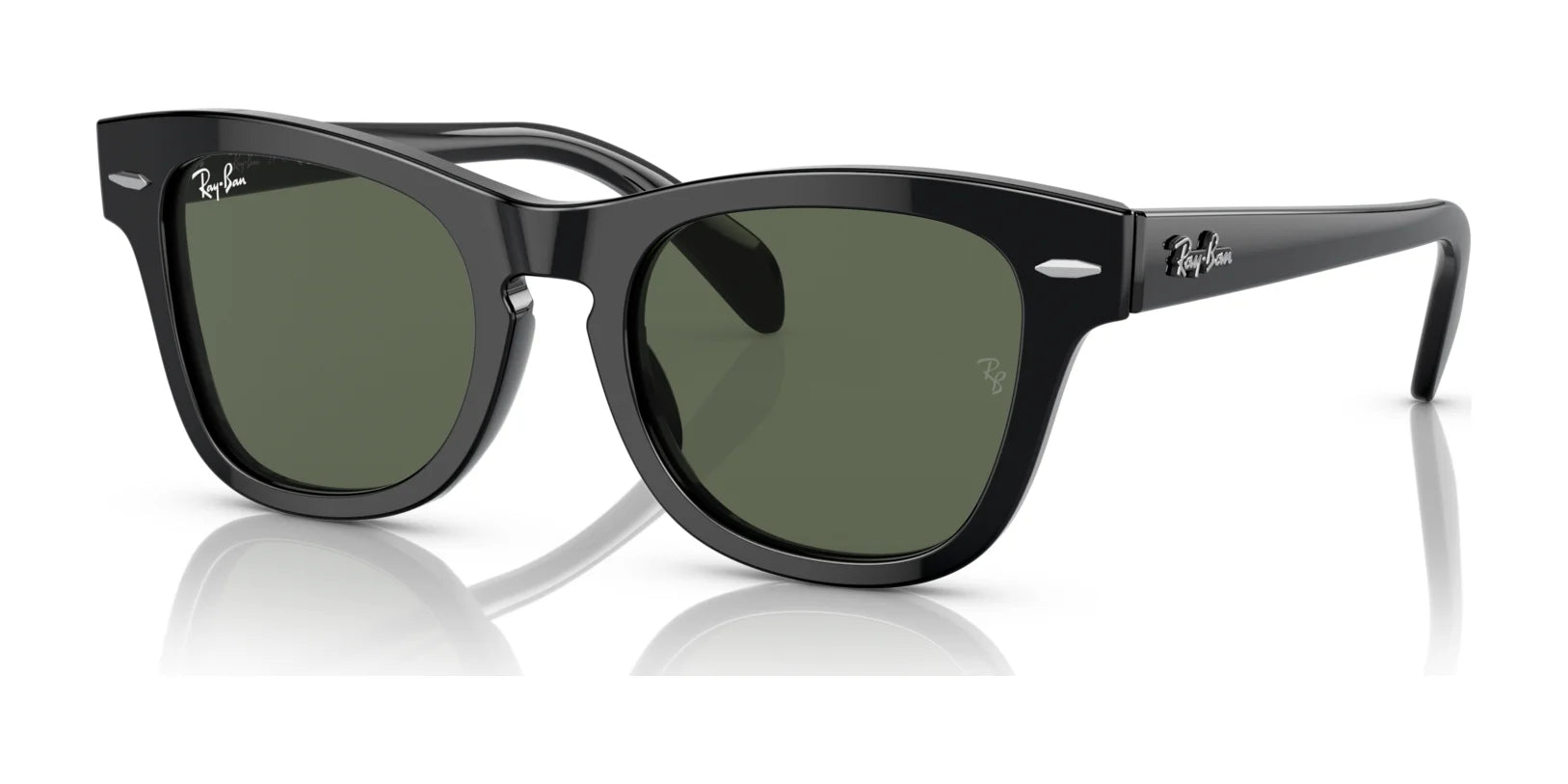 Ray-Ban RJ9707S Sunglasses Black / Green